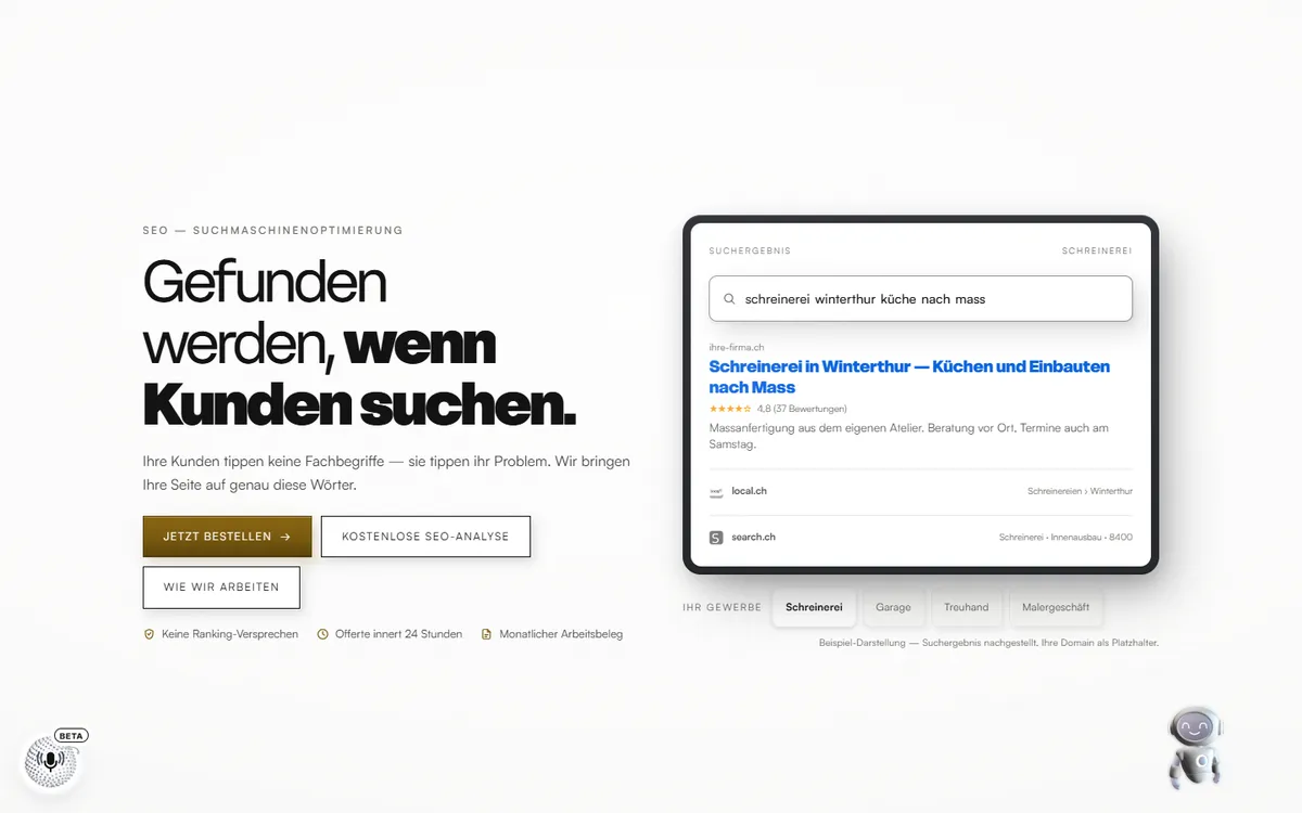 SEO — Produktansicht